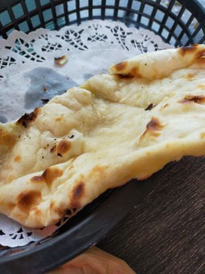 Naan at Kohlis Waterfront Indian Restaurant in Batemans Bay