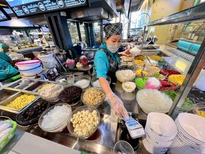 The shop in the food court at Cheng Sim Ei เช็งซิมอี๊ - Fashion Island in Bangkok