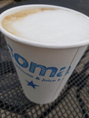 Latte  at Soma in Bloomington