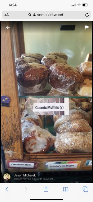 Vegan baked goods!! at Soma in Bloomington