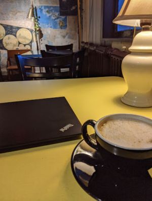 Nice place to read/study at Soma in Bloomington