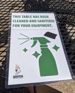 COVID protocol at Soma in Bloomington