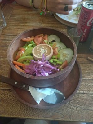 Vegan Bowl at Eco Taste in Gerokgak