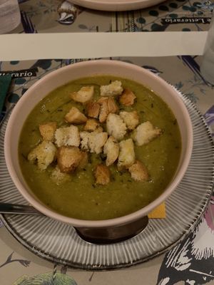 passato di verdure con crostini   at Caffè Letterario in Ravenna