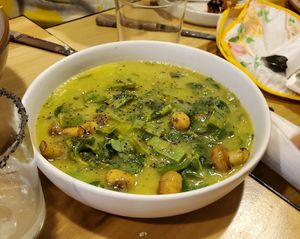 Nopale stew at Changos Veganos in Mexico City