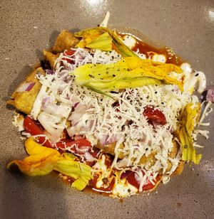 Flautas at Changos Veganos in Mexico City