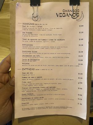   at Changos Veganos in Mexico City