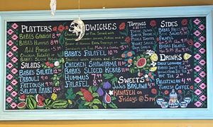 Menu  at Baba's Pantry in Kansas City