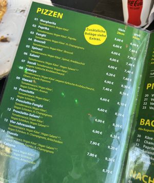 Vegane Pizzen  at Pizzamanns Black in Bochum