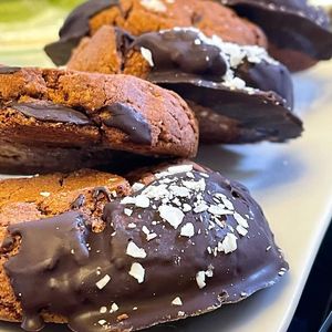 Giant double choc cookies (vegan) at Wild Rose Cottage in Ipswich