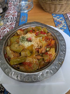 Vegetable djuvec at Sadrvan in Mostar