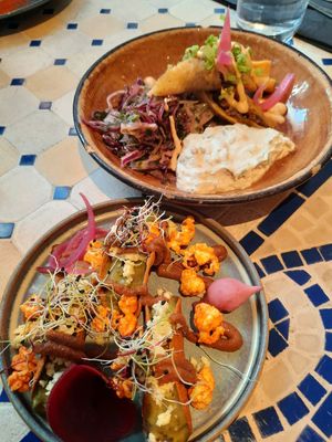 Mini Tacos & Kepab Tapas at Totem & Tempo Restaurant Bar Tapas in Lyon