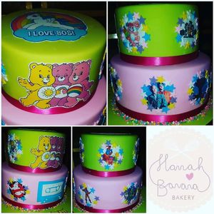 THE BEST birthday cake ever!! My 80s theme 40th birthday cake in choc orange flavor.  at Hannah Banana Bakery in Southampton