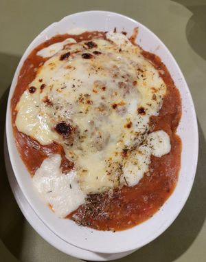 (Vegetarian) Spaghetti Bolognese 素肉醬焗意粉 at Via Vegetarian Restaurant - 維亞軒素食 in Kowloon