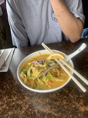 Tofu curry noodles, forgot the name   at My Thai Lounge in Queenstown