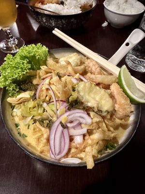 Chiang Mai noodles  at My Thai Lounge in Queenstown