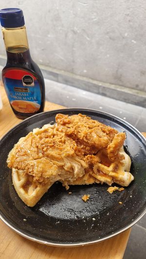 Tofu "Chicken" 😍 at VFT Vegan Fried Tofu - temporarily closed in Mexico City