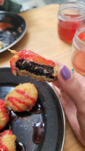 Oreo Fritas at VFT Vegan Fried Tofu - temporarily closed in Mexico City