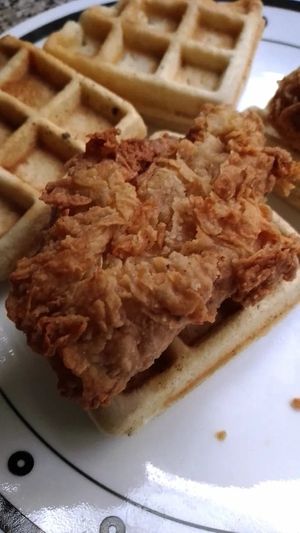 Crispy fried tofu at VFT Vegan Fried Tofu - temporarily closed in Mexico City