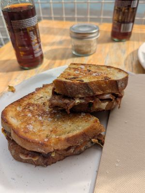 Bah min toastie 😋 at Grumbling Goose in Belgrave