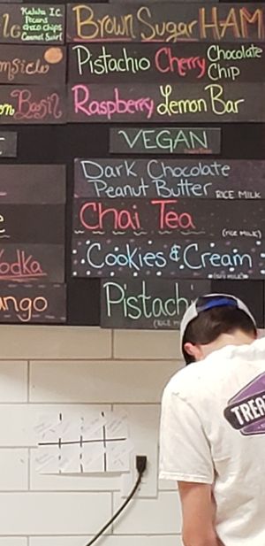 Ice cream at Treat Dreams in Ferndale