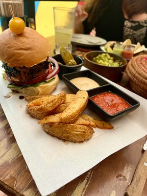 Portobello sandwichh  at La Negra in Bucerias