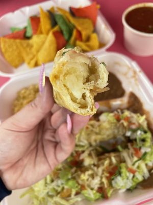 Vegan Flautas   at Ajua! in Los Banos