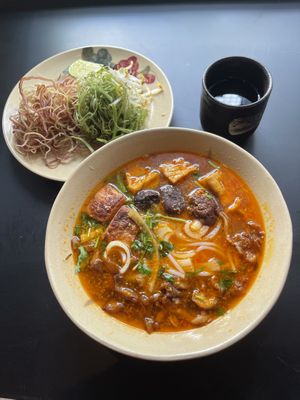 Hue noodle soup   at Chay Saigon Bistro in Ho Chi Minh City