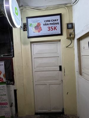 The front door once you’re up the stairs    at Chay Saigon Bistro in Ho Chi Minh City