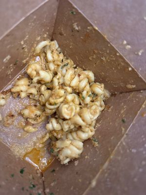 What’s left of the Mac n Cheese  at The Little Viking Co in Troy