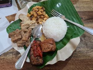 Nasi gudeg at Vegetarian Long Life in Tangerang