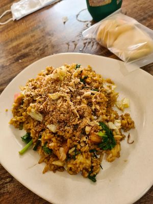 Nasi goreng tek2 at Vegetarian Long Life in Tangerang