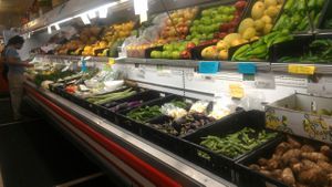 Rani's vegetables at Rani's World Foods in Las Vegas