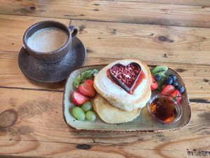 Vegan pancakes at togather in Munich