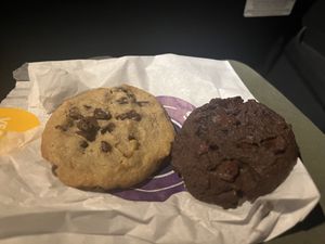 Vegan cookies  at Insomnia Cookies in Birmingham