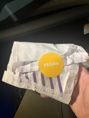 Labeled vegan  at Insomnia Cookies in Birmingham