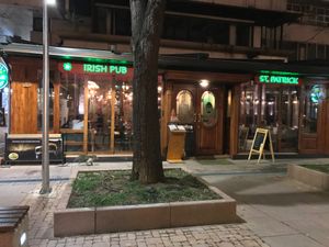 Restaurant from outside at St. Patrick in Skopje