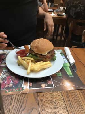 Tofu burger   at St. Patrick in Skopje