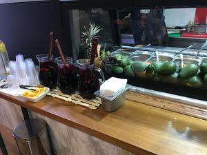 Inside drinks at Taco's Jam in Skopje