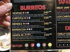 Burritos at Taco's Jam in Skopje