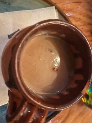 Vegan Champurrado at LUNA Mexican Kitchen in Campbell