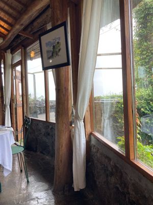 Up on the hill, 4 km from Velas towncenter.  at Fornos de Lava in San Jorge