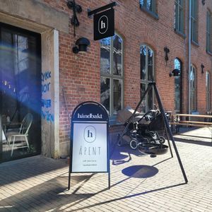 Entrance at Håndbakt in Oslo