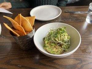 Guacamole and chips  at Besina in Providence