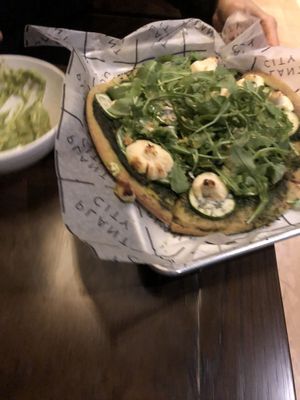 Pesto pizza   at Besina in Providence