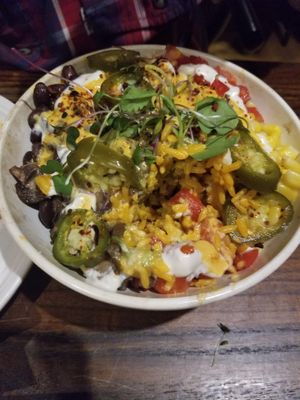 Burrito bowl at Besina in Providence