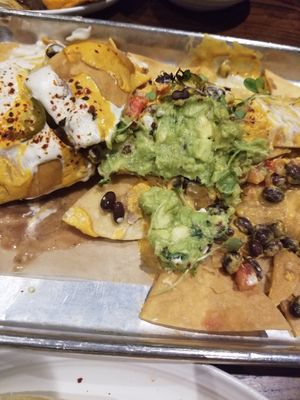 Loaded nachos at Besina in Providence