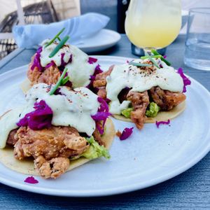 Fried Oyster Tacos  at Besina in Providence