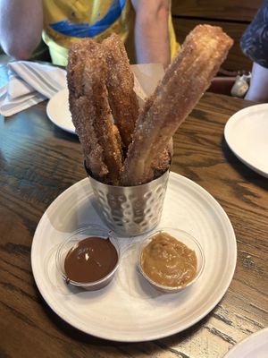 Churros and chocolate at Besina in Providence