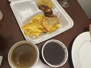 Vegetarian sampler  at Rancho Alegre in Savannah